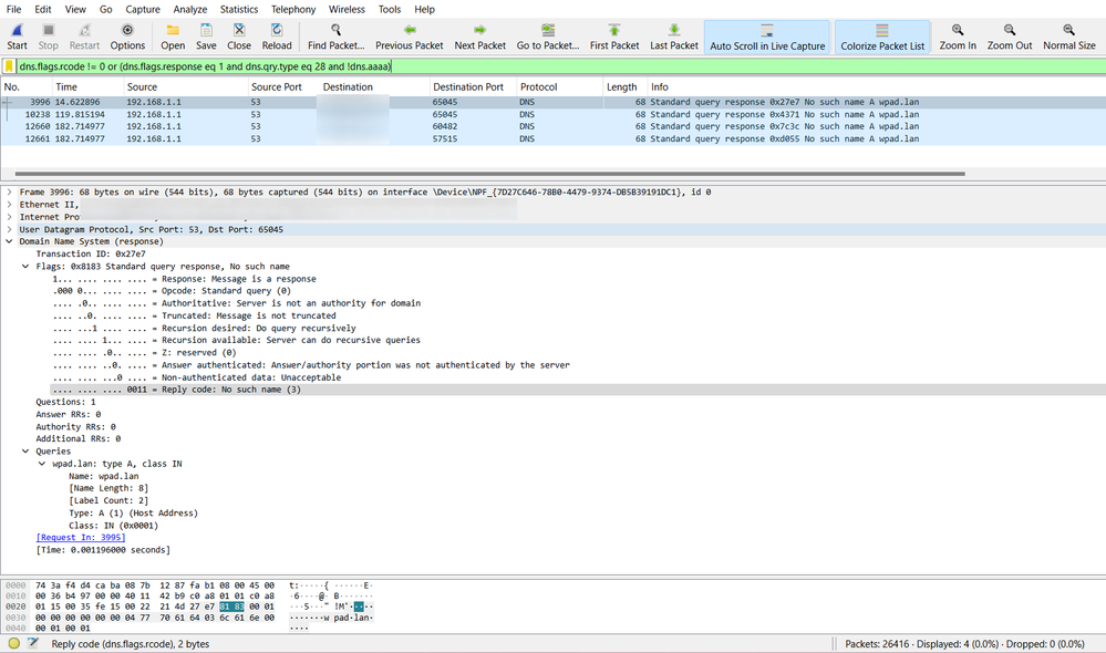 Failed Queries