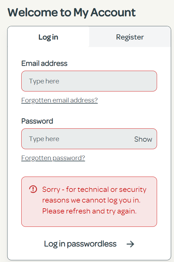 Having Major issues. Concerned network or account TalkTalk Help
