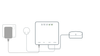 an image showing the eero, ONT and mains socket all connected
