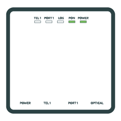 White fibre connection box