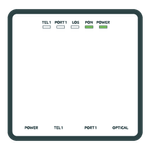 White fibre connection box