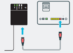 Connect WAN cable to Wi-Fi Hub 3 and Fibre connection box
