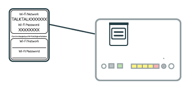 Connect devices wirelessly using the settings card on the back of your Wi-Fi Hub 3