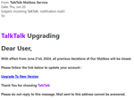 example-of-phishing-email-with-Incoming-TalkTalk---notification-mail!!-in-subject