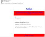example-of-phishing-email-with-22-complaints-received-on-their-e-mail-account-in-subject