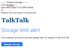 example-of-phishing-email-with-You-can't-send-or-receive-email-in-subject
