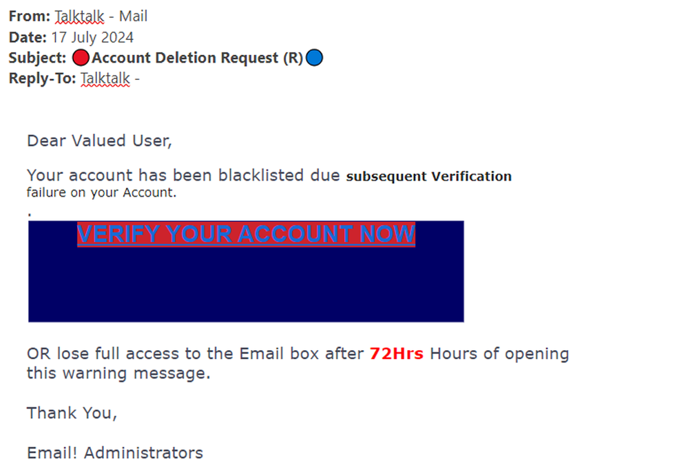 example-of-phishing-email-with-Account-Deletion-request-in-subject