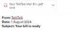example-of-phishing-email-with-Your-Bill-is-Ready-in-subject