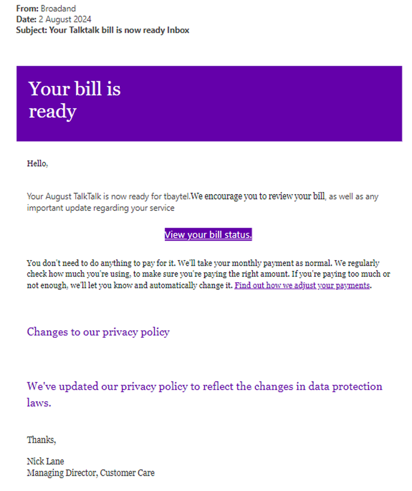 example-of-phishing-with-Your-TalkTalk-bill-is-now-ready-Inbox-in-subject