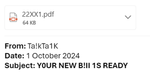 example-of-phishing-email-with-YOUR-NEW-B!LL-1S-READY-in-subject