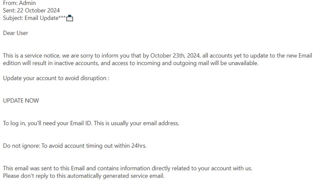 example-of-phishing-email-with-Email-Update-in-subject