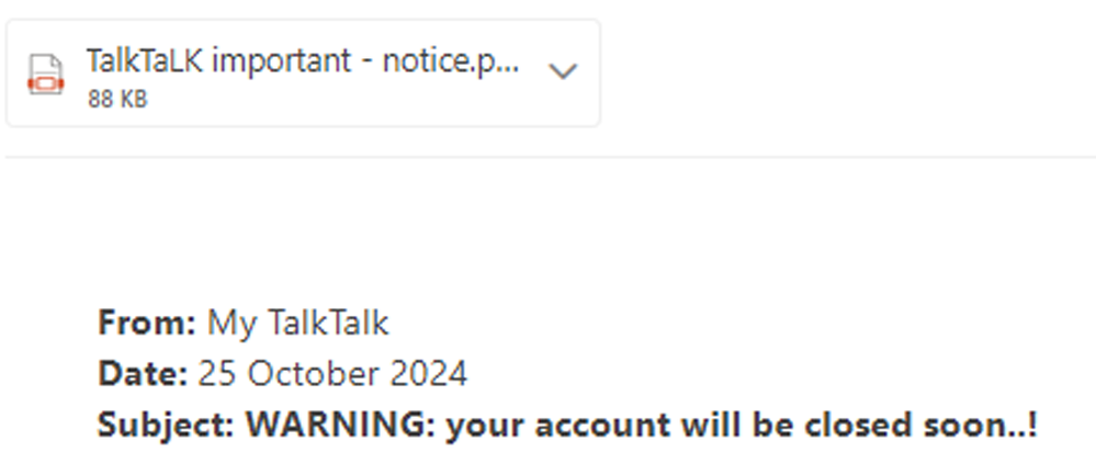 example-of-phishing-email-with-WARNING-your-account-will-be-closed-soon..!-in-subject