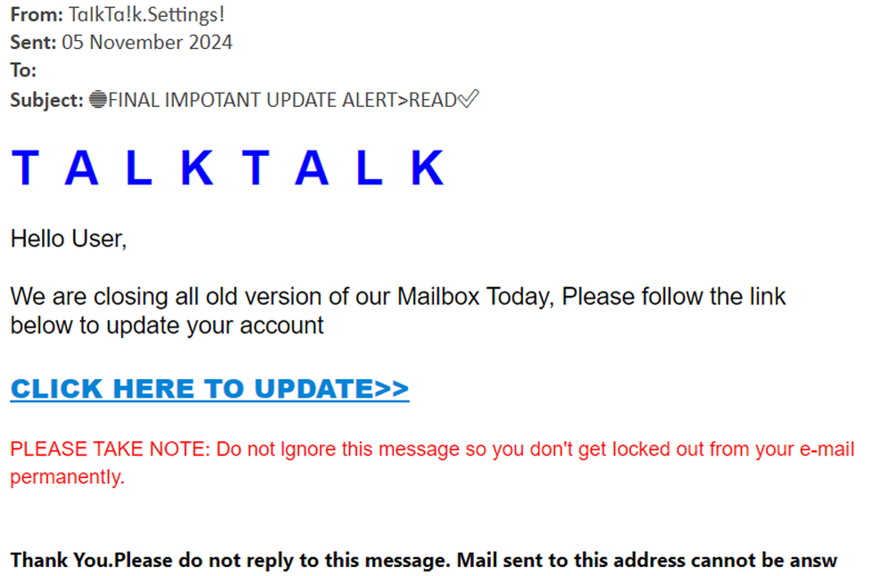 example-of-phishing-email-with-FINAL-IMPORTANT-UPDATE-ALERT-READ-in-subject