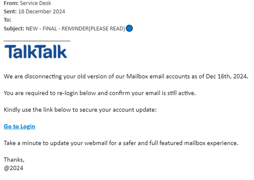 example-of-phishing-email-with-NEW---FINAL-REMINDER(PLEASE-READ)-in-subject