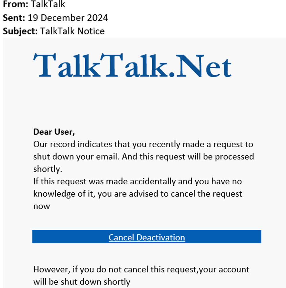 example-of-phishing-email-with-TalkTalk-Notice-in-subject