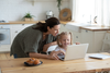 Lady-with-child-and-laptop