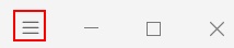 hamburger menu