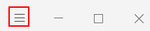 hamburger menu