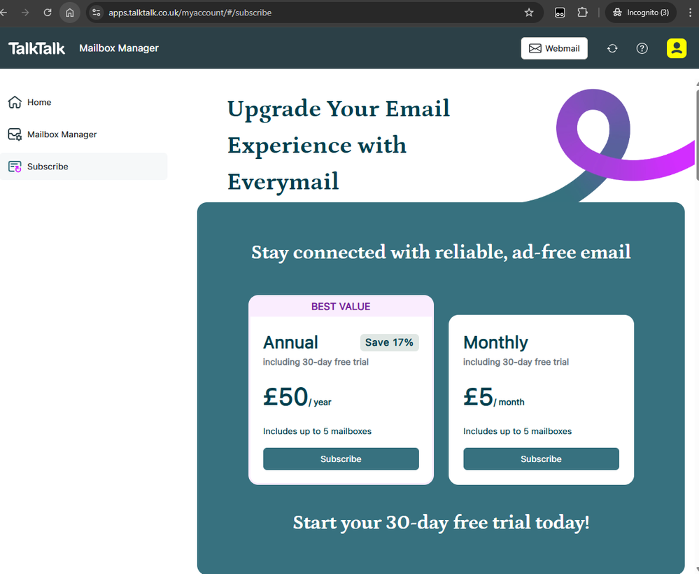 Upgrade with Everymail