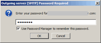 SMTP password