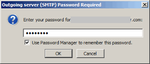 SMTP password