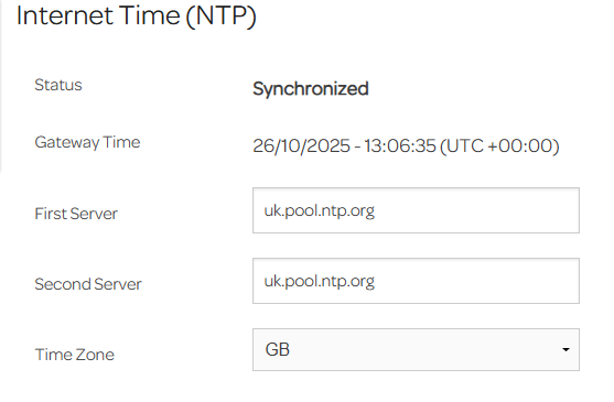 Custom NTP