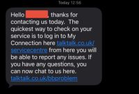 Text message