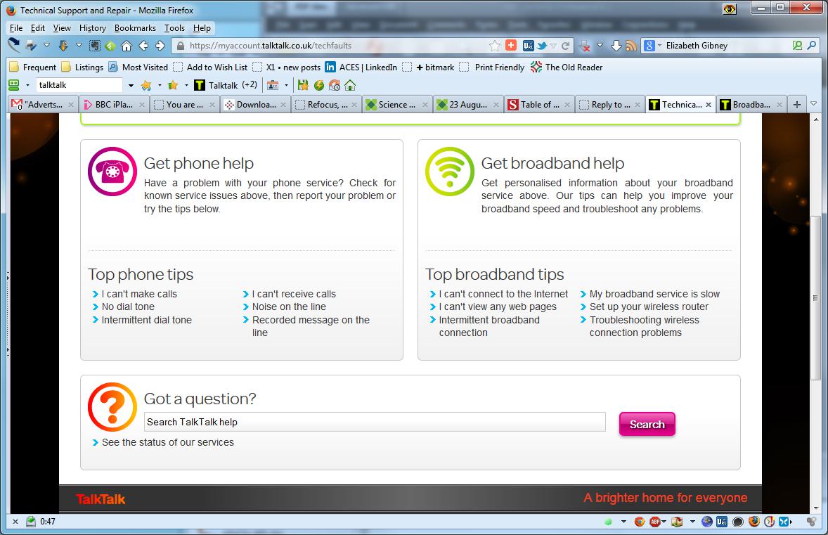 Solved TalkTalk Speed Checker TalkTalk Help & Support