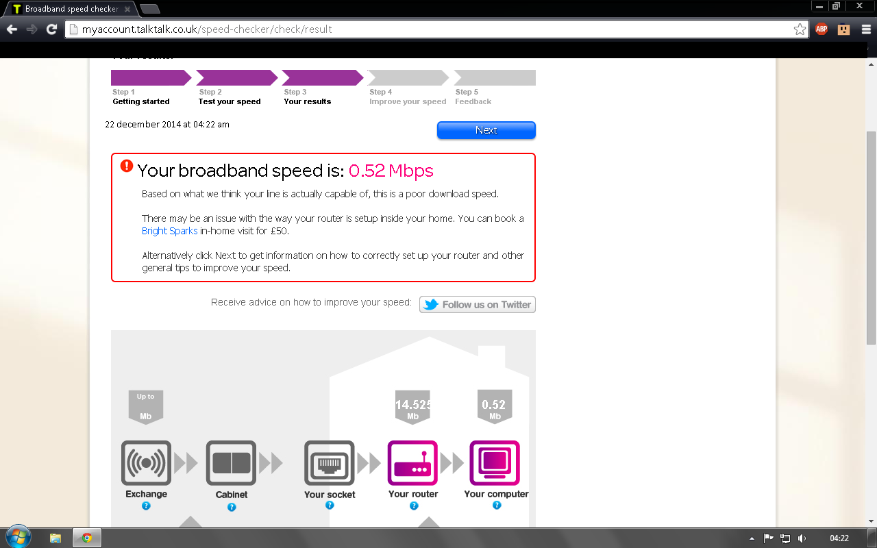 High ping , slow connection and other issues. - TalkTalk Help & Support