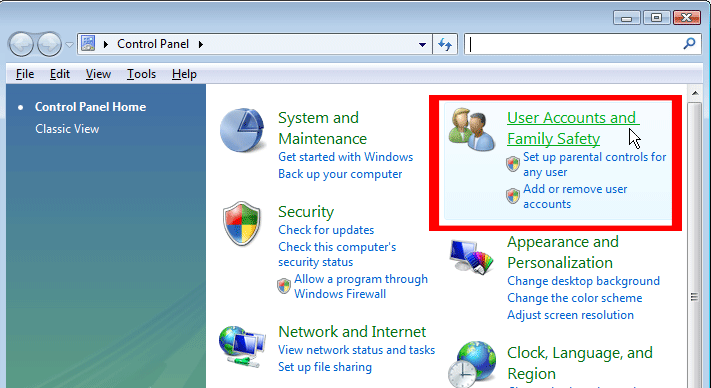 Control Panel