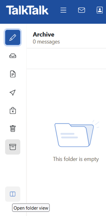 Folder view : Icons mode